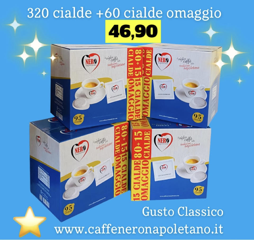 320 CIALDE GUSTO CLASSICO + OMAGGIO 60 CIALDE LOTTO 49